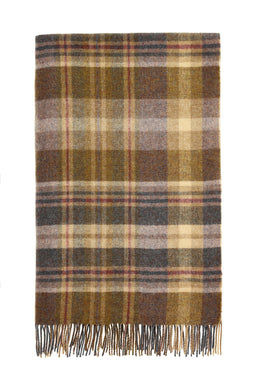 Plaid Country Glen Coe Heather - Shetland Lamswol - 140x185 - Bronte by Moon Scotland