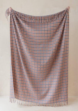 Plaid Gingham Rust - 150x200 - Lamswol - TBCo Scotland