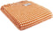Plaid Houndstooth Oranje (Pumkin) - 150x183 - Nieuw Wol - Tweedmill UK