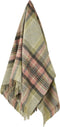 Plaid Kintyre Groen - Shetland Lamswol - 140x185 - Bronte by Moon Scotland