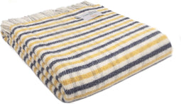 Plaid Lifestyle Blauw (Navy) - 150x183 - Nieuw Wol - Tweedmill UK