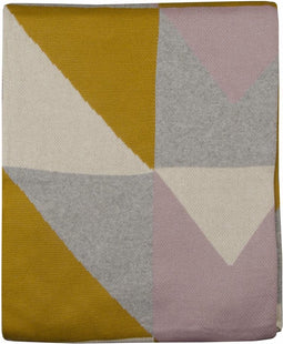 Plaid Lina multi gebreid