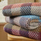 Plaid Op goed geluk Celtic weefpatroon - Gerecycled wol - 120x150cm - Tweedmill UK