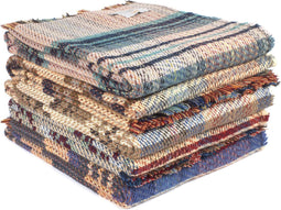 Plaid Op goed geluk Random wol - Gerecycled Wol - 150x183 cm - Tweedmill UK