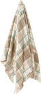 Plaid Portree Beige Roze - Merino lamswol - 140x185 - Bronte by Moon Scotland
