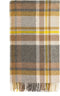 Plaid Portree Goud - Merino lamswol - 140x185 - Bronte by Moon Scotland