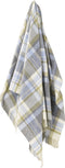 Plaid Portree Grijs Lichtblauw - Merino lamswol - 140x185 - Bronte by Moon Scotland