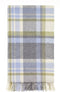 Plaid Portree Grijs Lichtblauw - Merino lamswol - 140x185 - Bronte by Moon Scotland