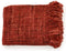 Plaid S'il vous - Kersenrood