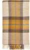 Plaid Skye Koraal Goud - Shetland Lamswol - 140x185 - Bronte by Moon Scotland