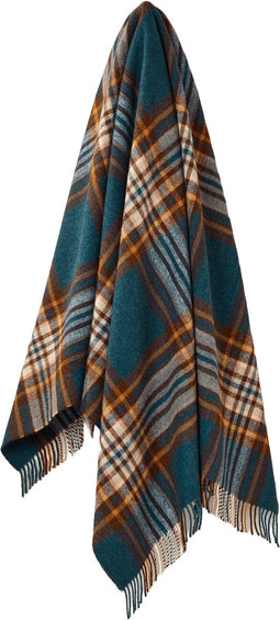 Plaid St. Ives Groen - Shetland Lamswol - 140x185 - Bronte by Moon Scotland