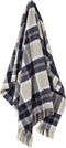 Plaid Tartan Bannockbane Silver - Merino Lamswol - 140x185 - Bronte by Moon Scotland