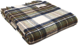 Plaid Tartan Muted Blue Dress Stewart