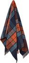 Plaid Tenby Blauw - Shetland Lamswol - 140x185 - Bronte by Moon Scotland