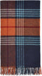 Plaid Tenby Blauw - Shetland Lamswol - 140x185 - Bronte by Moon Scotland