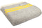 Plaid Visgraat 2 streep Grijs en Geel - 150x183 - Nieuw Wol - Tweedmill UK