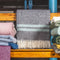 Plaid Visgraat 2 streep Grijs en Lichtblauw - 150x183 - Nieuw Wol - Tweedmill UK
