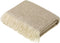 Plaid Visgraat Beige - Shetland Lamswol - 140x185 - Bronte by Moon Scotland