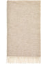 Plaid Visgraat Beige - Shetland Lamswol - 140x185 - Bronte by Moon Scotland