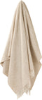 Plaid Visgraat Beige - Shetland Lamswol - 140x185 - Bronte by Moon Scotland