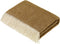 Plaid Visgraat Goud - Shetland Lamswol - 140x185 - Bronte by Moon Scotland