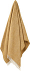 Plaid Visgraat Goud - Shetland Lamswol - 140x185 - Bronte by Moon Scotland