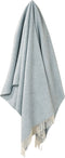 Plaid Visgraat Lichtblauw (Duck Egg) - Shetland Lamswol - 140x185 - Bronte by Moon Scotland