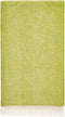 Plaid Visgraat Lime Groen - Shetland Lamswol - 140x185 - Bronte by Moon Scotland