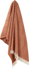 Plaid Visgraat Rood-Bruin (Brick) - Shetland Lamswol - 140x185 - Bronte by Moon Scotland