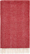 Plaid Visgraat Rood - Shetland Lamswol - 140x185 - Bronte by Moon Scotland