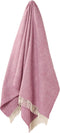 Plaid Visgraat Roze - Shetland Lamswol - 140x185 - Bronte by Moon Scotland