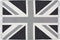 Plaid Vlag GB Union Jack Grijs - Merino Lamswol - 135x200 - Bronte by Moon Scotland