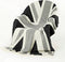 Plaid Vlag GB Union Jack Grijs - Merino Lamswol - 135x200 - Bronte by Moon Scotland