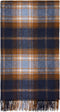 Plaid Winterton Merino Blauw - Merino Lamswol - 140x185 - Bronte by Moon Scotland