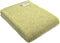 Plaid zonder franje Geel - 140x200 - Nieuw Wol - Tweedmill UK