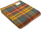 Plaid zonder franje Tartan Antique Buchanan - 140x200 - Nieuw Wol - Tweedmill UK