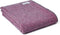 Plaid zonder franje Twill Roze met Grijs - 140x200 - Nieuw Wol - Tweedmill UK