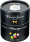 Plaisirs Secrets Massagekaars Bubble Gum - 80 ml