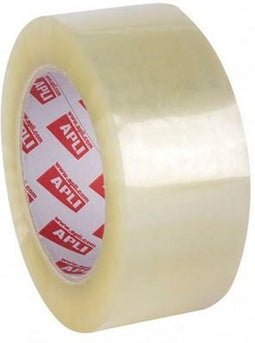 Plakband Apli 48 mm x 132 m Transparant (6 Stuks)