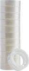 Plakband Quantore 12mmx10m transparant | 12 stuks