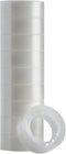 Plakband Quantore 15mmx10m transparant | 10 stuks