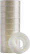 Plakband Quantore 15mmx33m transparant | 10 stuks