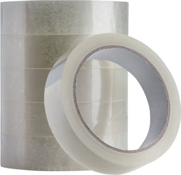 Plakband Quantore 25mmx66m transparant | 6 stuks