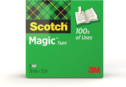Plakband Scotch Magic 810 19mmx33m onzichtbaar mat | 12 stuks