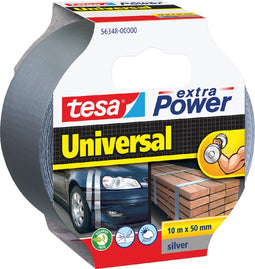 Plakband Tesa 50mmx10m extra Power zilver | 6 stuks