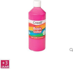 Plakkaatverf creall basic cyclaam 500ml | Fles a 500 milliliter