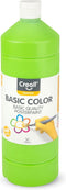 Plakkaatverf creall basic lichtgroen 1000ml | Fles a 1000 milliliter