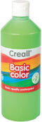 Plakkaatverf creall basic lichtgroen 500ml | Fles a 500 milliliter | 6 stuks