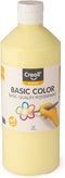 Plakkaatverf creall basic pastel geel 500ml | 1 fles