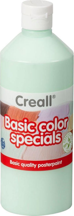 Plakkaatverf creall basic pastel groen 500ml | 1 fles